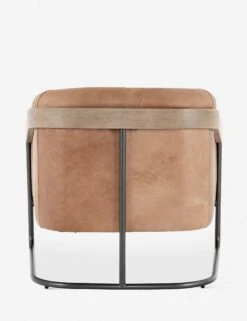 Gianni Leather Accent Chair -Luluandgeorgia Shop 108728 003 bck 1