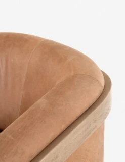 Gianni Leather Accent Chair -Luluandgeorgia Shop 108728 003 det 5