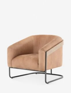 Gianni Leather Accent Chair -Luluandgeorgia Shop 108728 003 prm 1