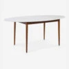 Cici Oval Dining Table 1 Cici Oval Dining Table -Luluandgeorgia Shop 16 cici dining table white 2 1564991625 1