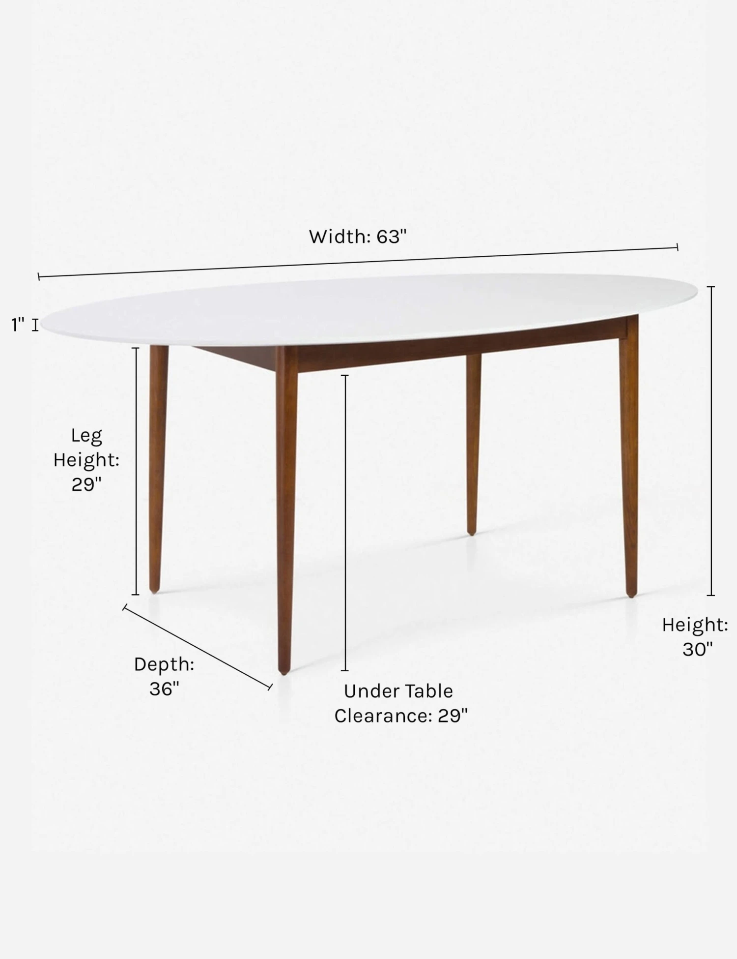 Cici Oval Dining Table 6 Cici Oval Dining Table - Image 4