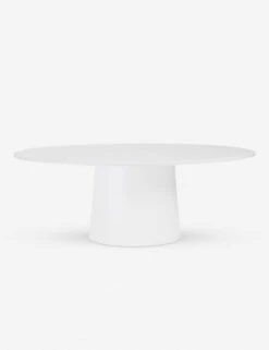Beth Oval Dining Table -Luluandgeorgia Shop 37 38632MTWHT B 01