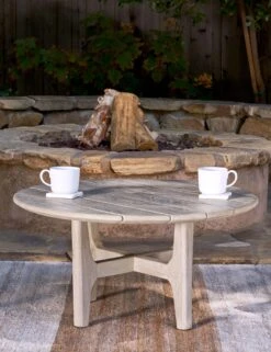 Valerie Indoor / Outdoor Round Coffee Table -Luluandgeorgia Shop 51005867 3 LIFESTYLE