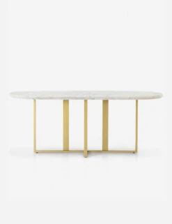 Kara Oval Dining Table -Luluandgeorgia Shop 62 kara dining table white marble 1564991625 1 900x 77db4a14 69d7 40c0 b23e 9317720c0da4