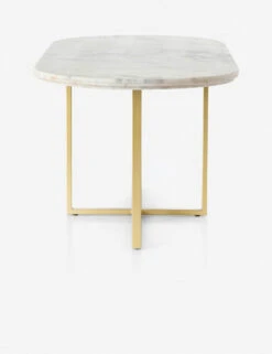 Kara Oval Dining Table -Luluandgeorgia Shop 62 kara dining table white marble 2 1564991625 1 900x c9da25d2 17dd 473a 9c3e 8826c8804a31