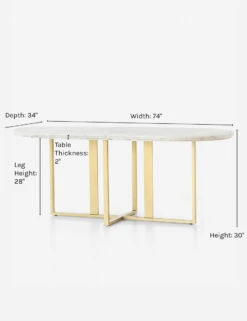 Kara Oval Dining Table -Luluandgeorgia Shop 62 kara oval dining table 900x 576a1de7 7635 484b b398 a820030a2fe1