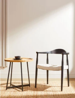 Gweneth Round Side Table 8 Gweneth Round Side Table -Luluandgeorgia Shop 90276 OAK 06 LF