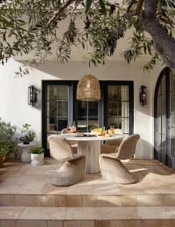 Doric Round Dining Table By Sarah Sherman Samuel -Luluandgeorgia Shop CasualDining 16714 2 SITECROP