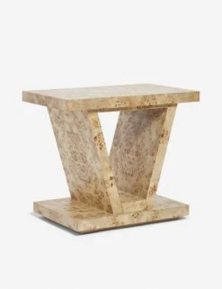 Chloe Burl Wood Side Table -Luluandgeorgia Shop ChloeSideTable 2872