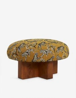 Dashell Ottoman By Sarah Sherman Samuel -Luluandgeorgia Shop DashellOttomanbySarahShermanSamuel GoldenrodTiger A0656445 4180 Product