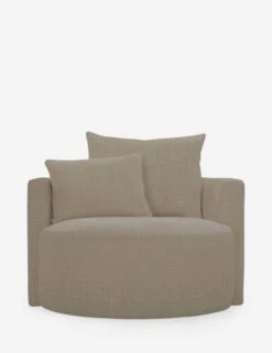 Dawson Swivel Chair -Luluandgeorgia Shop DawsonSwivelChair Pebble LEANDER 016 107CR 43 MI