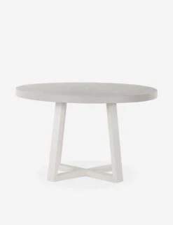 Hollis Indoor / Outdoor Round Dining Table -Luluandgeorgia Shop HollisIndoorOutdoorRoundDiningTable Natural 104940 002 FRT 1