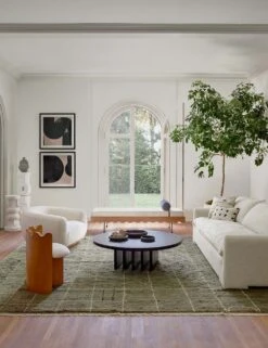 Pentwater Round Coffee Table By Sarah Sherman Samuel -Luluandgeorgia Shop IrregularGridKhakiLivingRoom 10781 V1 SITECROP 3b24579c c29c 42f9 8208 d9bb09ad7eac