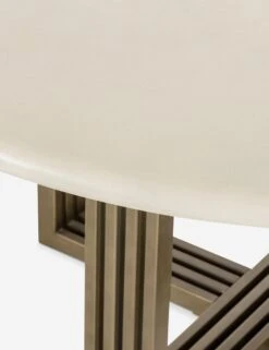 Kianni Round Dining Table 13 Kianni Round Dining Table -Luluandgeorgia Shop KianniRoundDiningTable VEVR 047 DET 3