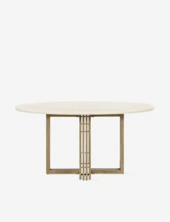 Kianni Round Dining Table 11 Kianni Round Dining Table -Luluandgeorgia Shop KianniRoundDiningTable VEVR 047 FRT 1