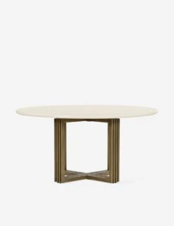 Kianni Round Dining Table 10 Kianni Round Dining Table -Luluandgeorgia Shop KianniRoundDiningTable VEVR 047 SID 1