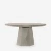 Schuller Indoor / Outdoor Round Dining Table 1 Schuller Indoor / Outdoor Round Dining Table -Luluandgeorgia Shop SchullerIndoorOutdoorRoundDiningTable Gray VTHY 052 PRM 1 1