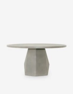 Schuller Indoor / Outdoor Round Dining Table -Luluandgeorgia Shop SchullerIndoorOutdoorRoundDiningTable Gray VTHY 052 PRM 2
