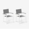 Hermes Indoor / Outdoor Dining Chair (Set Of 2) -Luluandgeorgia Shop TVCHS.T109 AC.V PC.W2