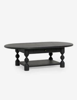 Topia Oval Coffee Table By Ginny Macdonald -Luluandgeorgia Shop TopiaOvalCoffeeTablebyGinnyMacdonald Black A0656510 592 Product