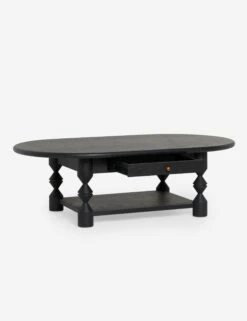 Topia Oval Coffee Table By Ginny Macdonald -Luluandgeorgia Shop TopiaOvalCoffeeTablebyGinnyMacdonald Black A0656510 593 Product