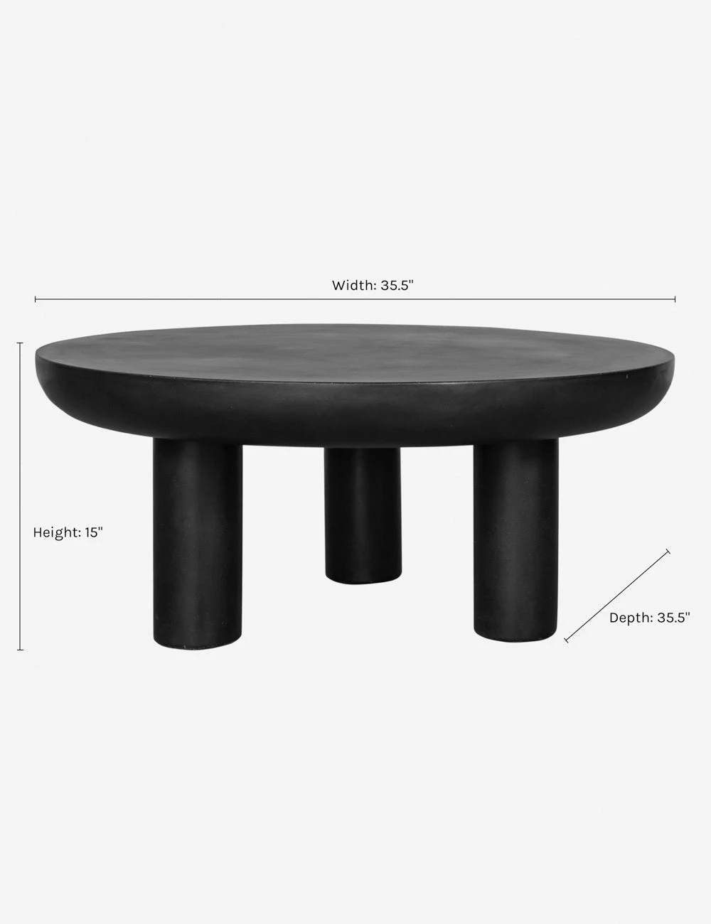 Peagan Indoor / Outdoor Round Coffee Table 7 Peagan Indoor / Outdoor Round Coffee Table - Image 5