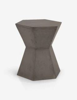 Kai Indoor/Outdoor Side Table -Luluandgeorgia Shop bento accent table slate grey concrete dark 1 02