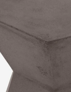Kai Indoor/Outdoor Side Table -Luluandgeorgia Shop bento accent table slate grey concrete dark 2 01