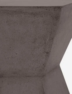 Kai Indoor/Outdoor Side Table -Luluandgeorgia Shop bento accent table slate grey concrete dark 2 02