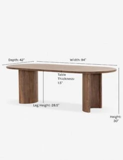 Gilda Oval Dining Table -Luluandgeorgia Shop gilda oval dining table d1234588 75ff 4eb2 8d6b 4fc40b2aa683