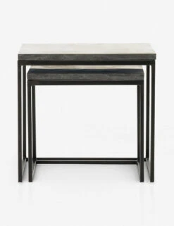 Ginette Nesting Side Tables -Luluandgeorgia Shop ginette nesting end tables gray 1564991625 1