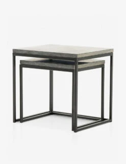 Ginette Nesting Side Tables -Luluandgeorgia Shop ginette nesting end tables gray 2 1564991625 1