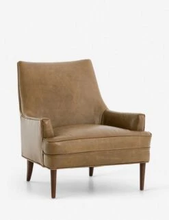 Ilona Leather Accent Chair -Luluandgeorgia Shop ilona chair taupe leather 2 1564991625 1 eb19e8a7 7439 4c54 a039 5a19e9491e34
