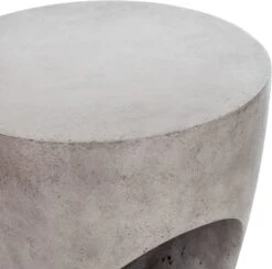 Katelle Indoor / Outdoor Stool -Luluandgeorgia Shop katelle indoor outdoor stool gray 4