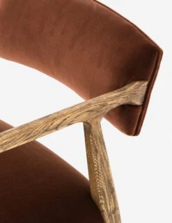 Larabee Accent Chair -Luluandgeorgia Shop larabee arm chair burnt auburn 6 1 30a80e08 7177 403d 88cc e8a2da372002