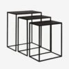 Loletta Nesting Tables (Set Of 3) -Luluandgeorgia Shop loletta nesting tables black set of 3 3