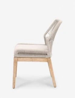 London Indoor / Outdoor Dining Chair -Luluandgeorgia Shop loom dining chair taupe fixed 1 03