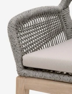 London Indoor / Outdoor Dining Arm Chair -Luluandgeorgia Shop loom outdoor arm chair platinum gray teak 2 01