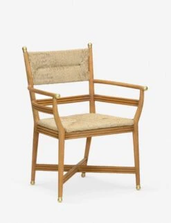 Morris & Co. Kelmscott Rush Indoor / Outdoor Dining Arm Chair -Luluandgeorgia Shop morris co auberon rush arm chair natural