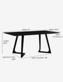 Reya Dining Table 17 Reya Dining Table -Luluandgeorgia Shop reya dining table