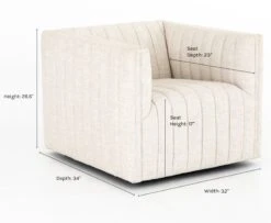 Roz Swivel Chair -Luluandgeorgia Shop rozdovercresentdimensions 1