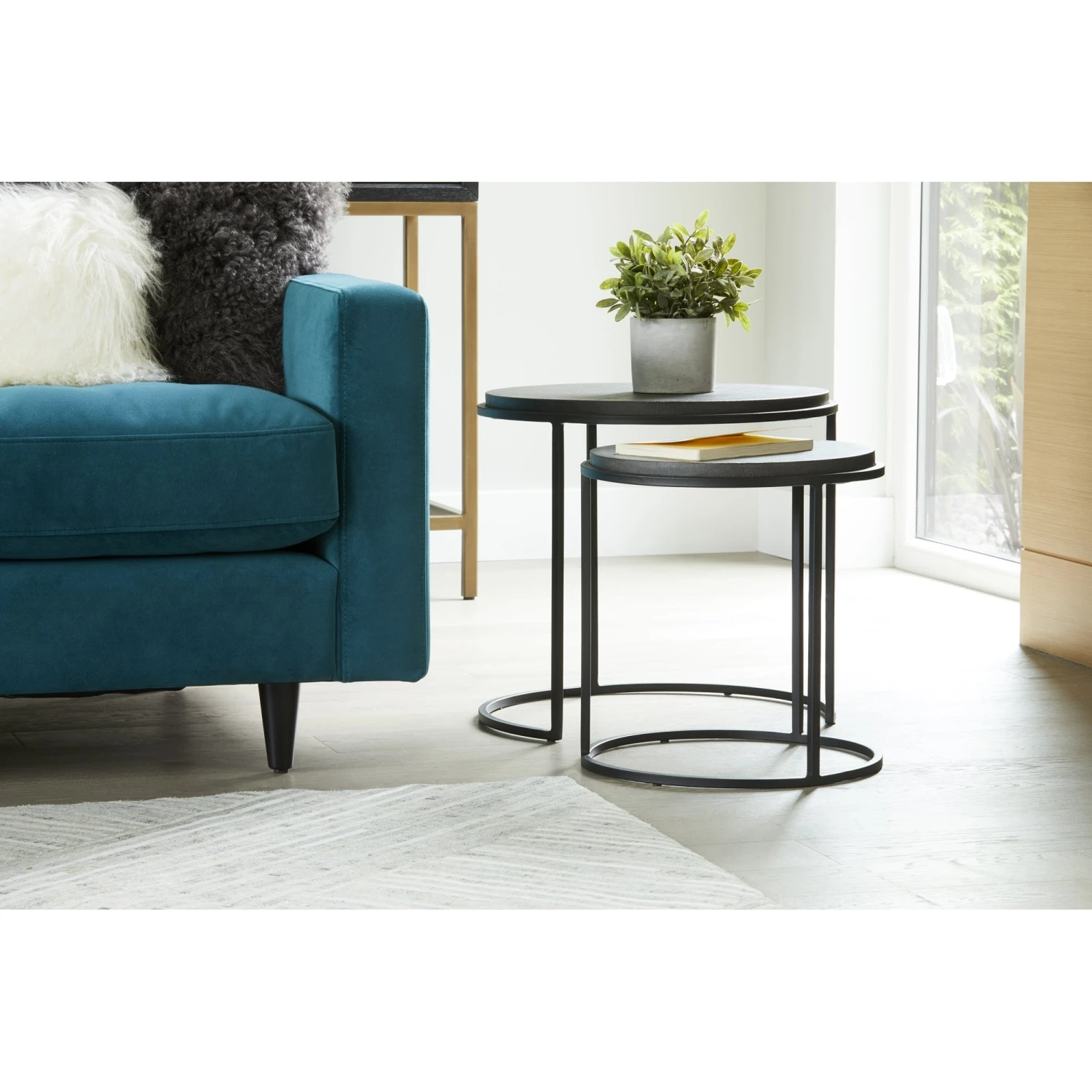 Nalya Nesting Side Tables (Set Of 2) 4 Nalya Nesting Side Tables (Set Of 2) - Image 2