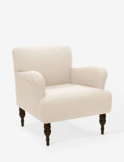 Vyolet Accent Chair -Luluandgeorgia Shop vyolet linen chair talc 6 1