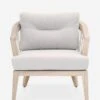 Joaquin Indoor / Outdoor Accent Chair -Luluandgeorgia Shop web outdoor club chair taupe white 1 01